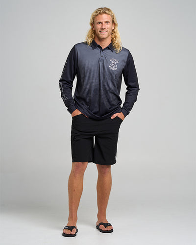 SAILOR ANCHOR | UPF 50+ FISHING JERSEY - CHARCOAL