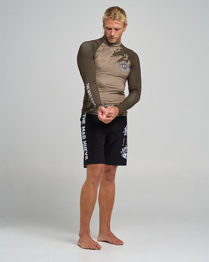 HUEYS GOOD LIFE | RAGLAN LS RASHIE - OLIVE