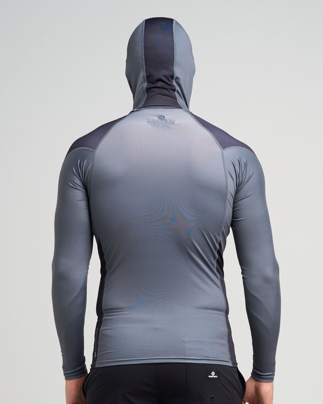 HUEYS CORP | LS HOODED RASHIE - CHARCOAL