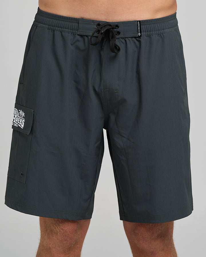 BEACHED | 20" BOARDSHORT - VINTAGE BLACK