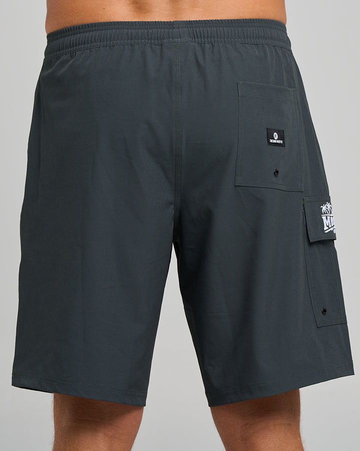 BEACHED | 20" BOARDSHORT - VINTAGE BLACK