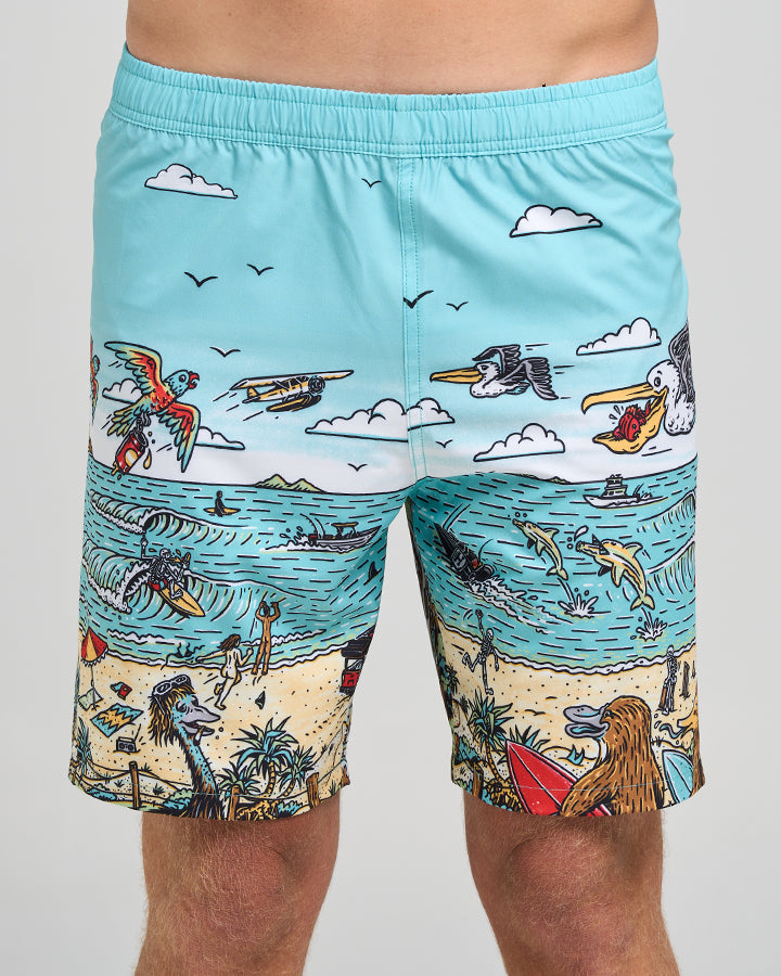 OZ STRAYA | 18" SWIM VOLLEY - AQUA