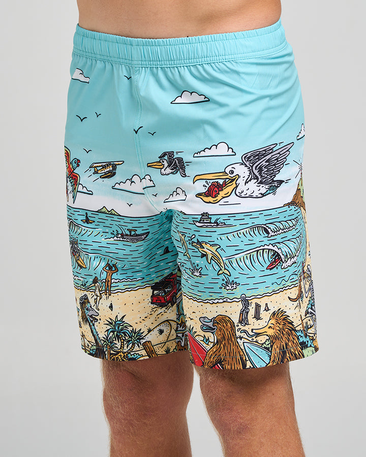 OZ STRAYA | 18" SWIM VOLLEY - AQUA