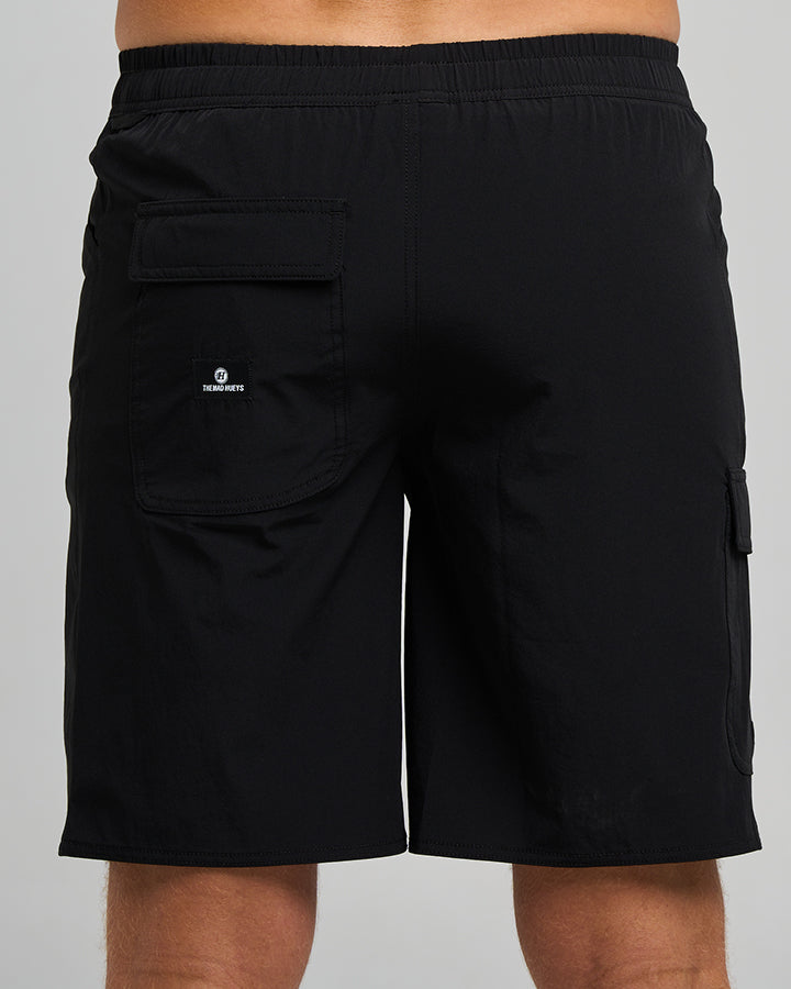 COASTLINE | 18" HYBRID SHORT - BLACK