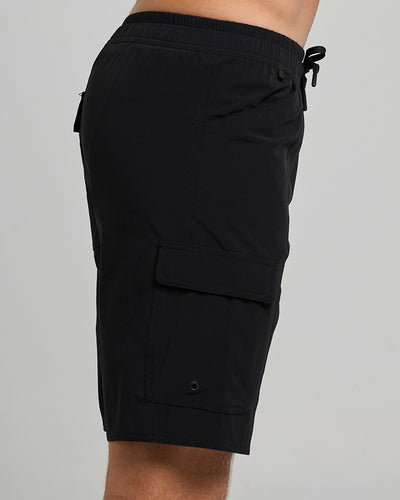 COASTLINE | 18" HYBRID SHORT - BLACK