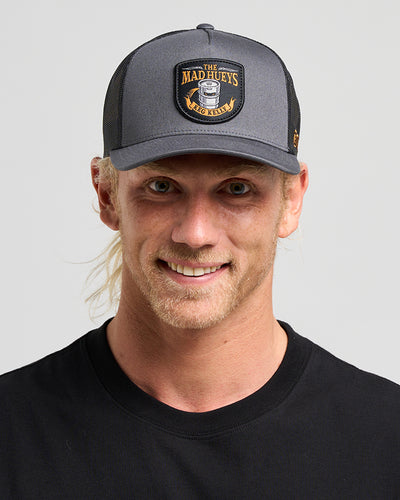 SUCH IS BEER | TWILL TRUCKER - CHARCOAL