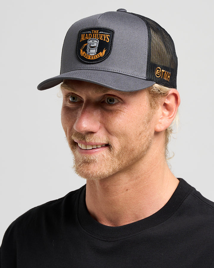 SUCH IS BEER | TWILL TRUCKER - CHARCOAL