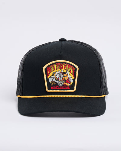 OZ STRAYA | TWILL TRUCKER - BLACK