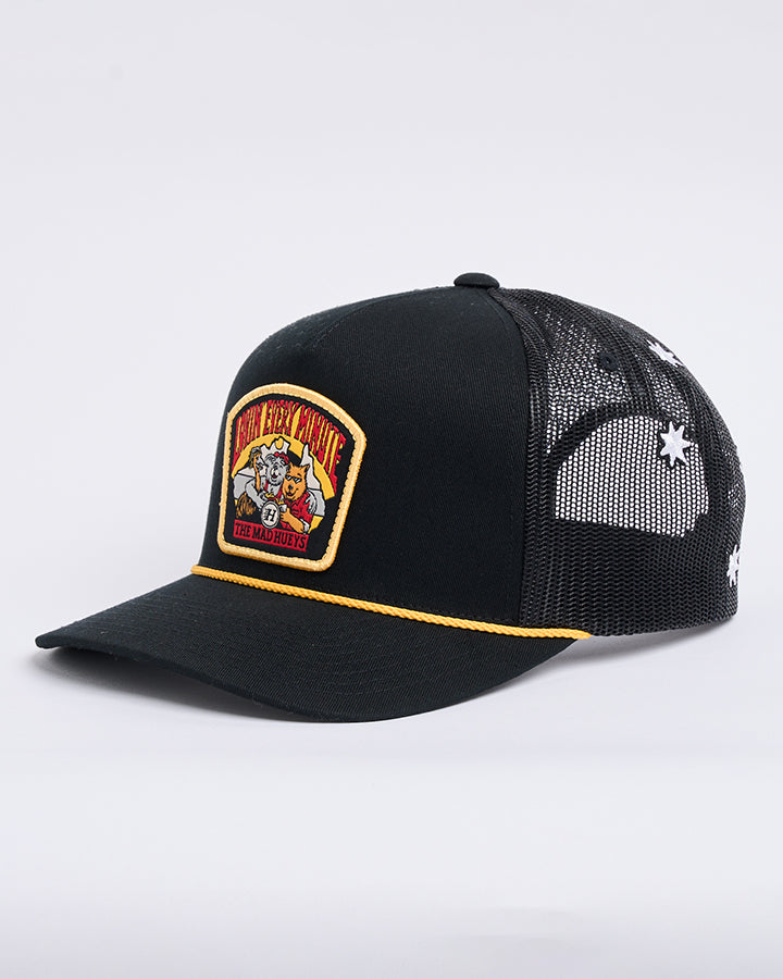 OZ STRAYA | TWILL TRUCKER - BLACK