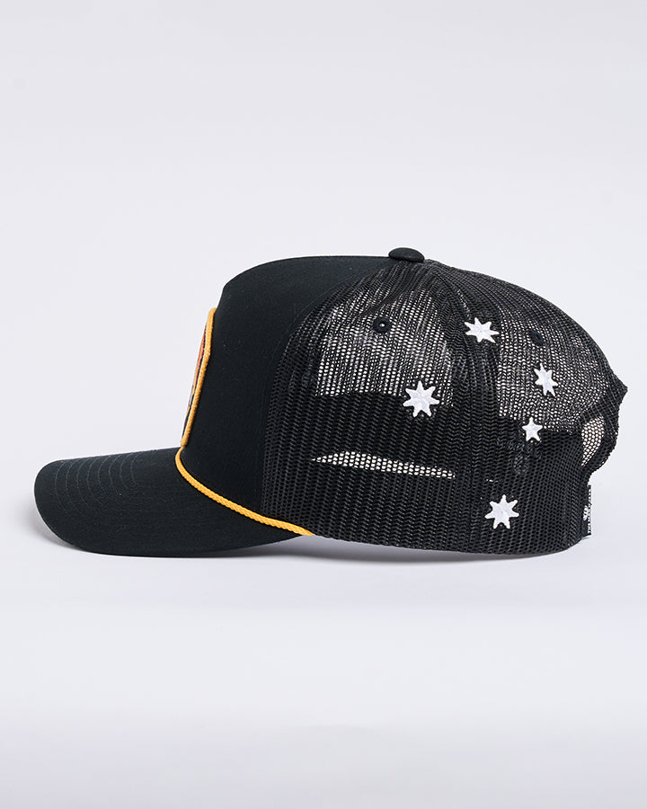 OZ STRAYA | TWILL TRUCKER - BLACK