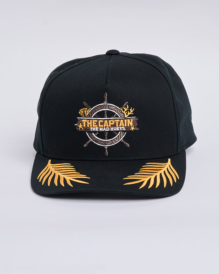 THE SEA CAPTAIN | TWILL SNAPBACK - BLACK