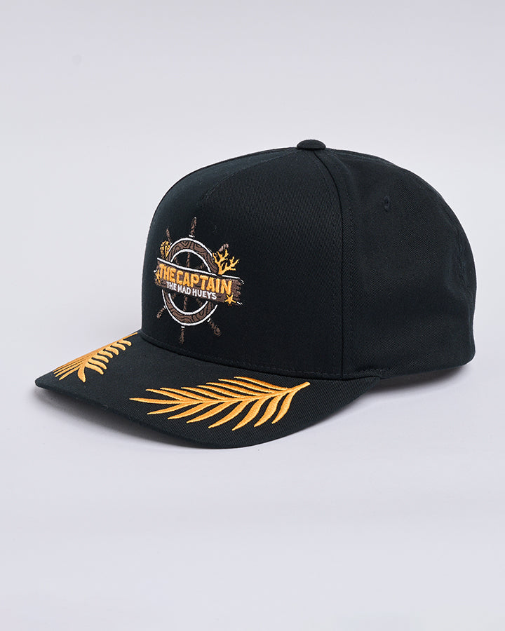THE SEA CAPTAIN | TWILL SNAPBACK - BLACK
