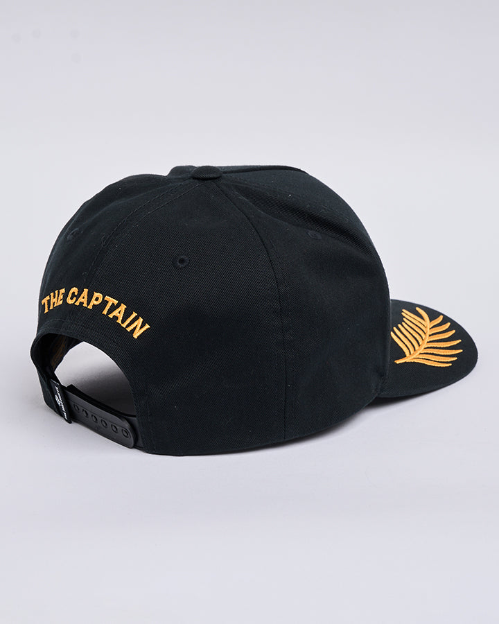 THE SEA CAPTAIN | TWILL SNAPBACK - BLACK