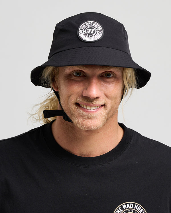 HUEYS GOOD LIFE | SURF BUCKET HAT - BLACK