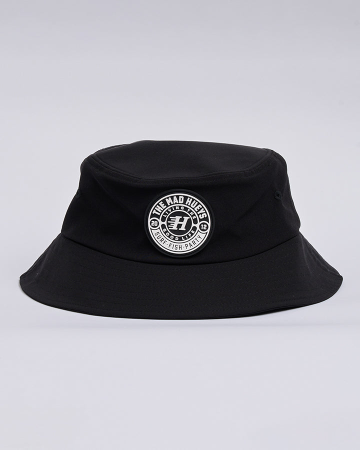 HUEYS GOOD LIFE | SURF BUCKET HAT - BLACK
