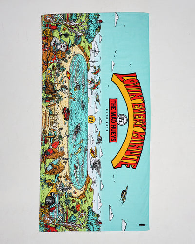 OZ STRAYA | BEACH TOWEL - AQUA