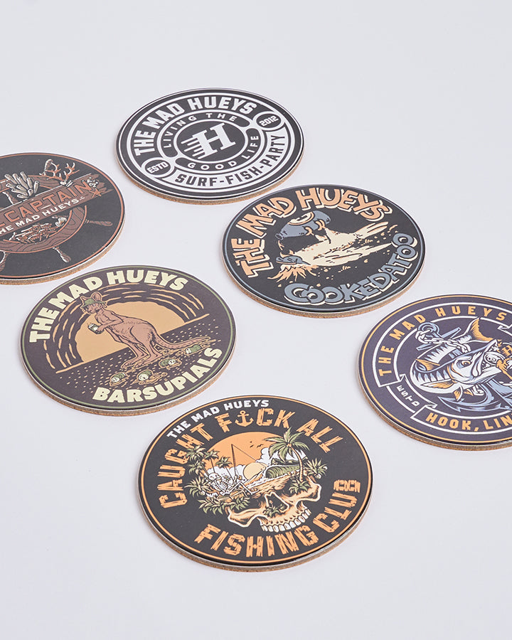 HUEYS | DRINKING COASTERS - MULTI