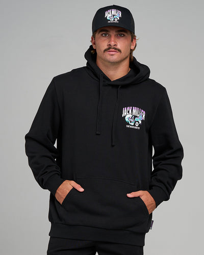THRILLER MILLER | HOODED PULLOVER - BLACK