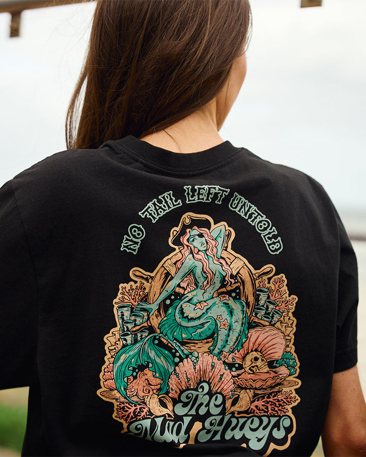 TAIL UNTOLD | WOMENS SS TEE - BLACK