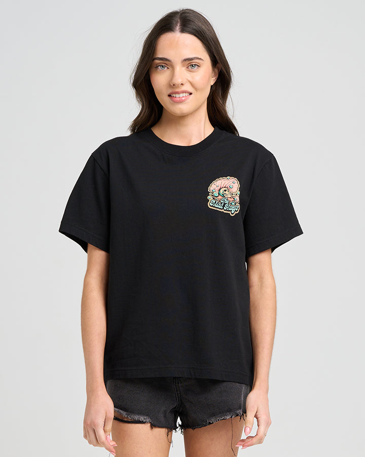 TAIL UNTOLD | WOMENS SS TEE - BLACK