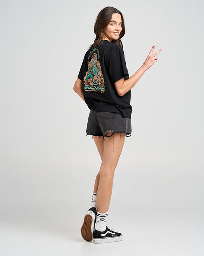 TAIL UNTOLD | WOMENS SS TEE - BLACK