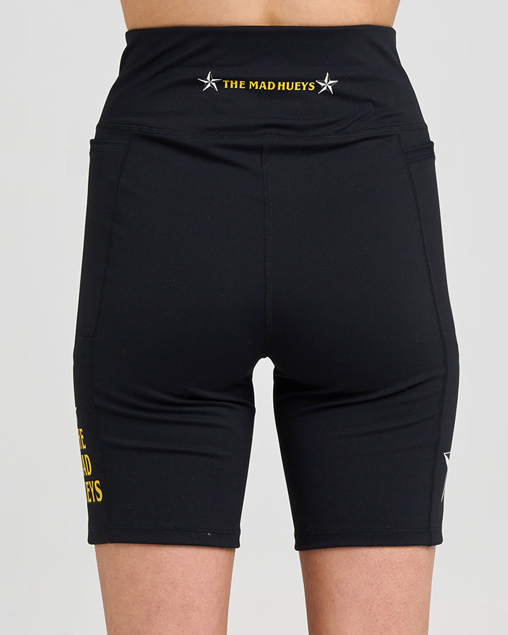 BORN TO RIDE | WOMENS 16" ACTIVE SHORT - BLACK