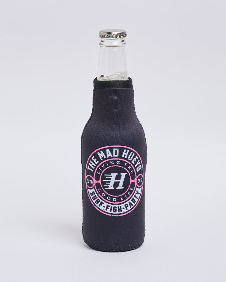 HUEYS GOOD LIFE | WOMENS SLIM TALL STUBBY COOLER - BLACK