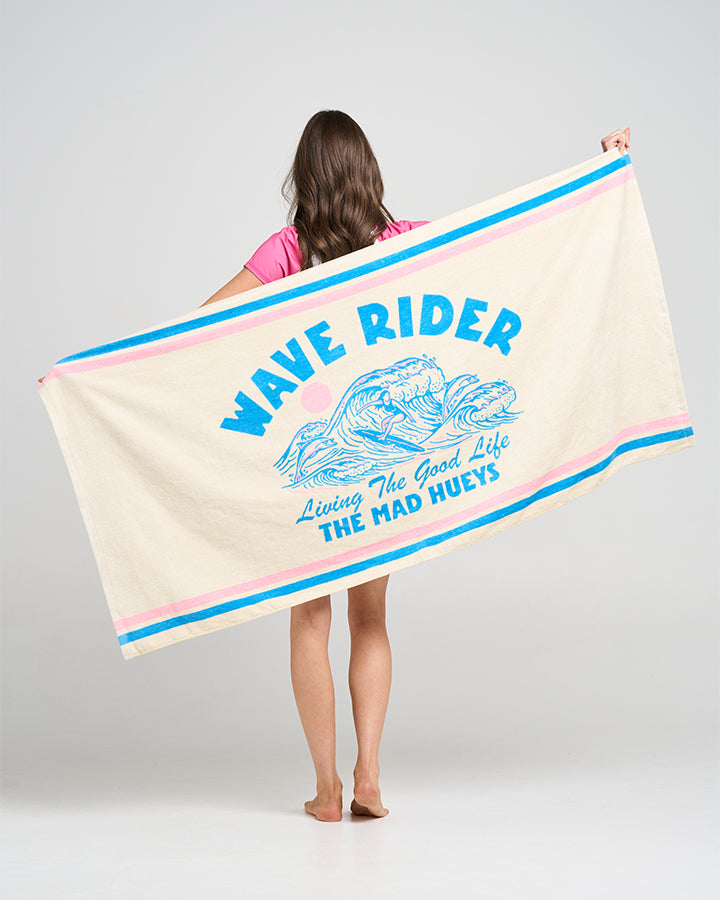 WAVE RIDER | WOMENS SURF TOWEL - STONE