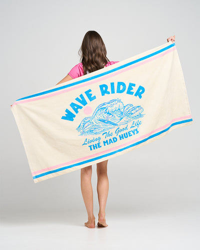 WAVE RIDER | WOMENS SURF TOWEL - STONE