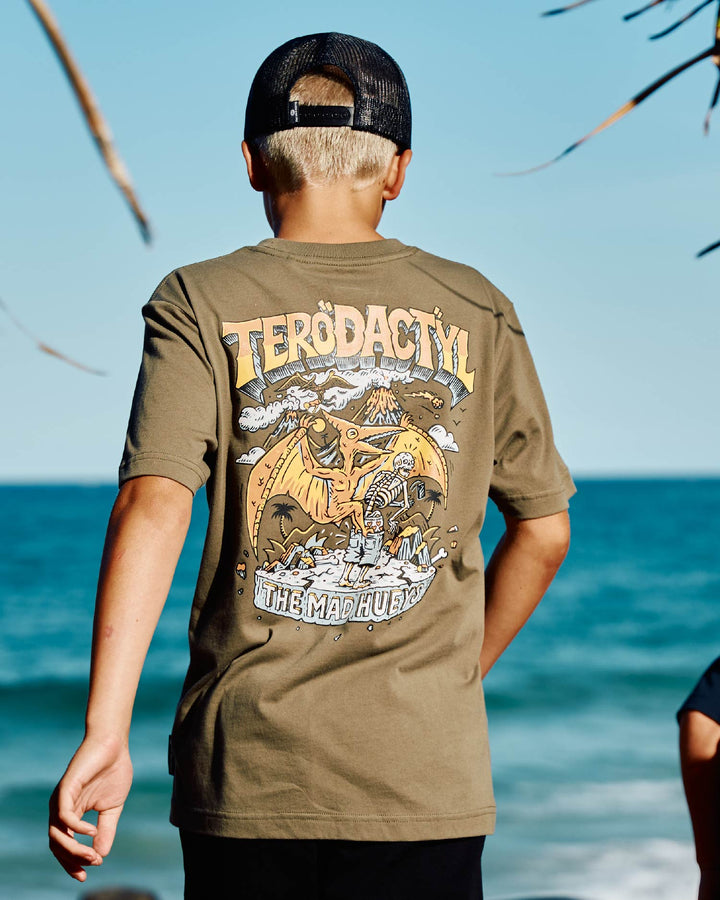 TERODACTYL | YOUTH SS TEE - OLIVE