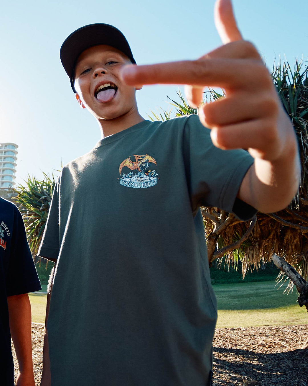 TERODACTYL | YOUTH SS TEE - OLIVE