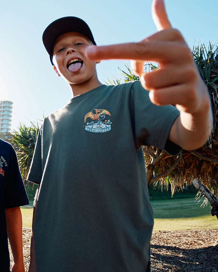 TERODACTYL | YOUTH SS TEE - OLIVE