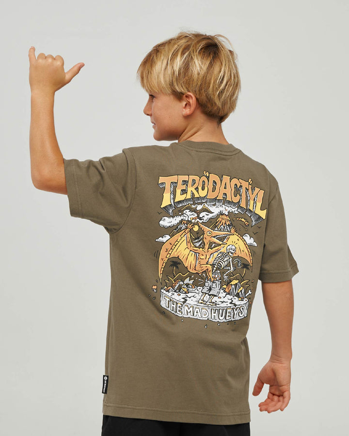 TERODACTYL | YOUTH SS TEE - OLIVE