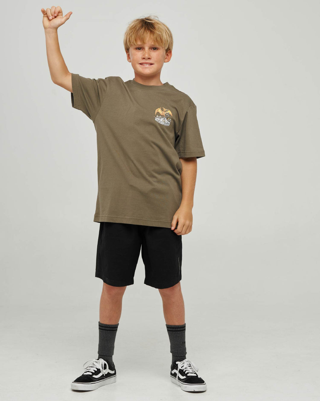 TERODACTYL | YOUTH SS TEE - OLIVE