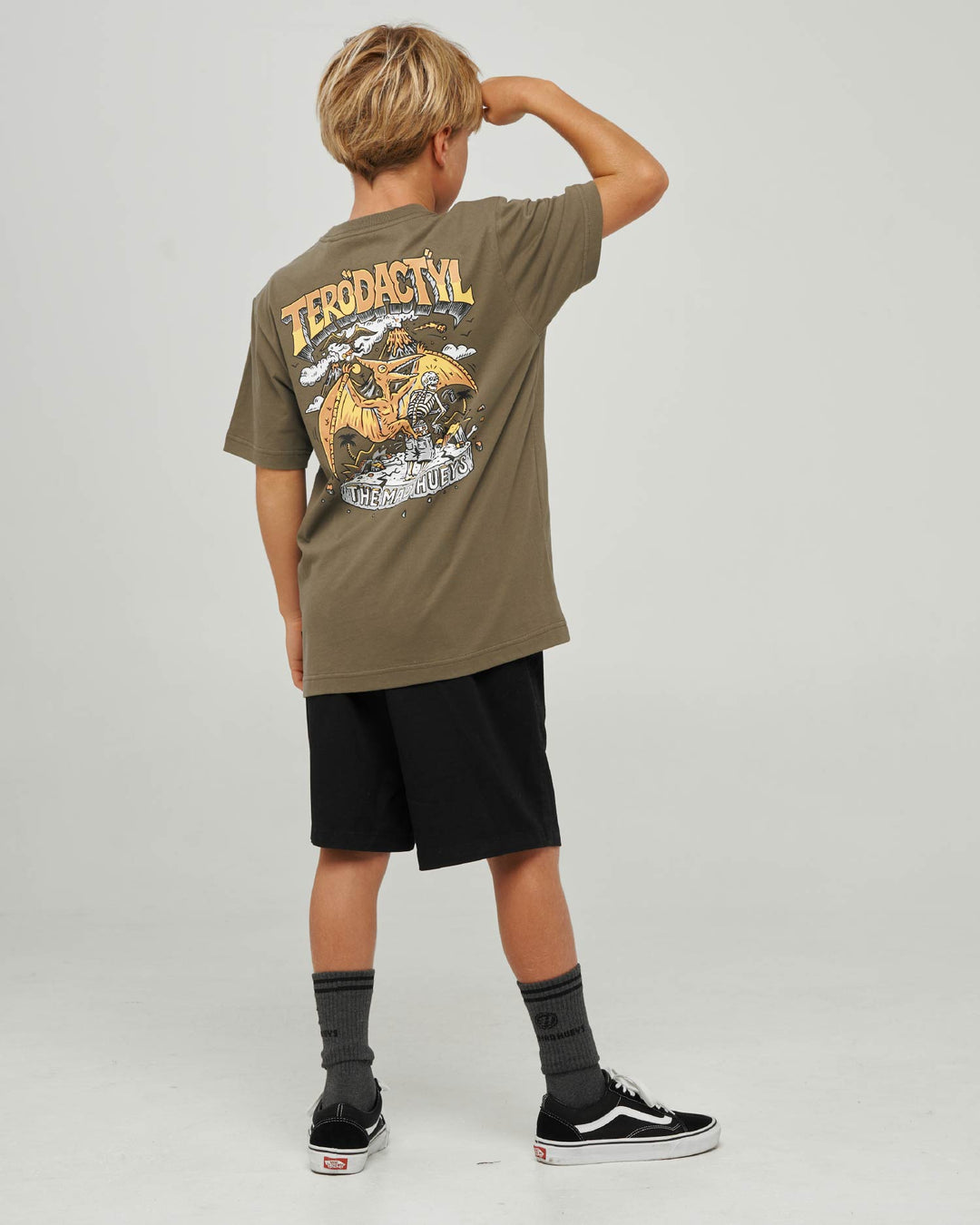 TERODACTYL | YOUTH SS TEE - OLIVE