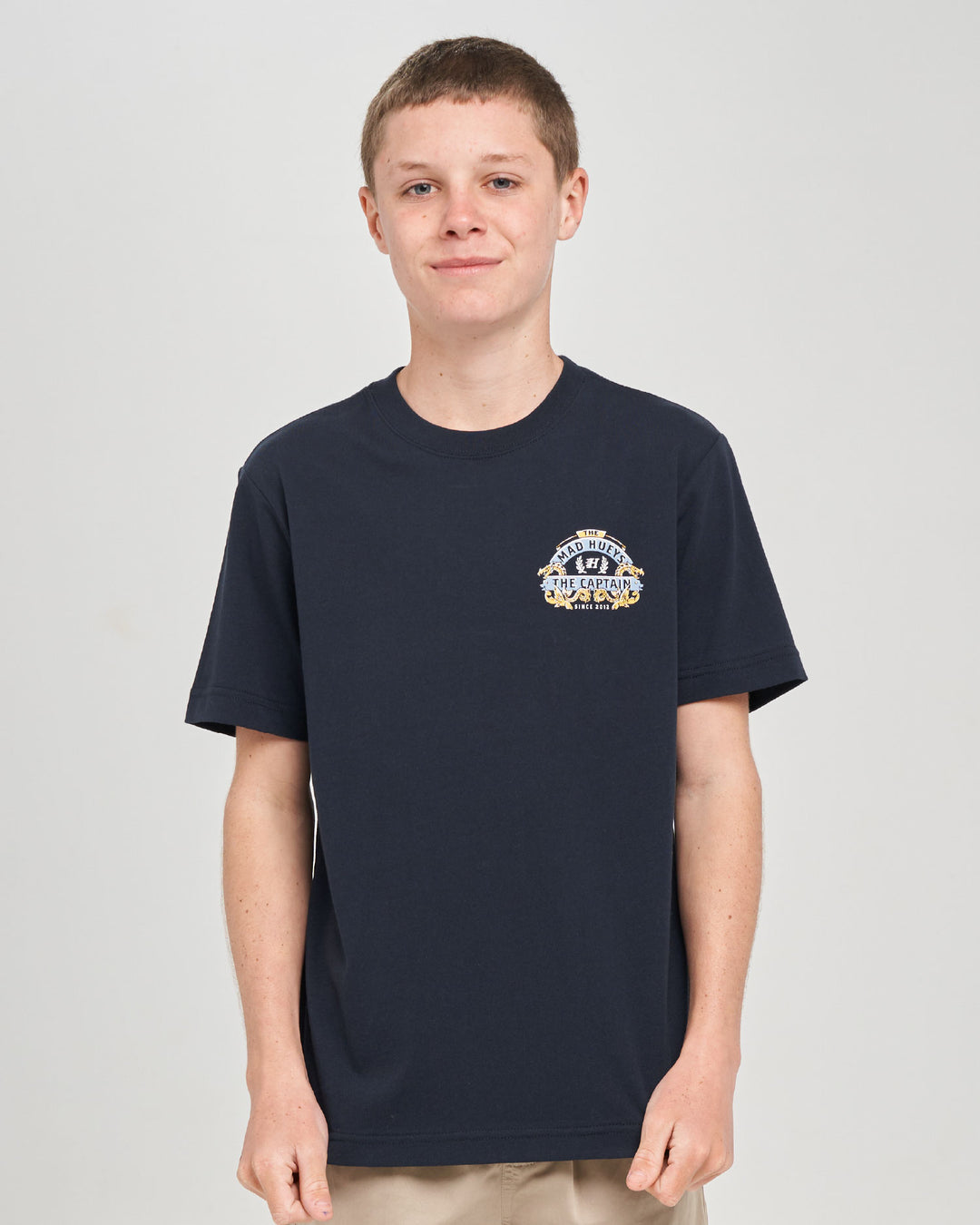 DRAGON CAPTAIN | YOUTH SS TEE - NAVY