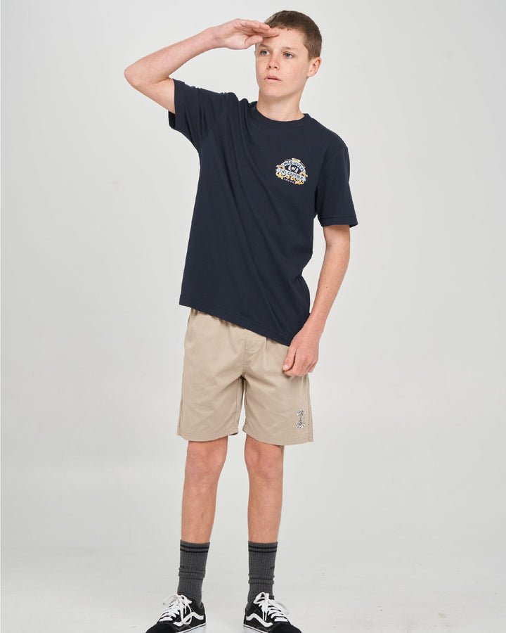 DRAGON CAPTAIN | YOUTH SS TEE - NAVY