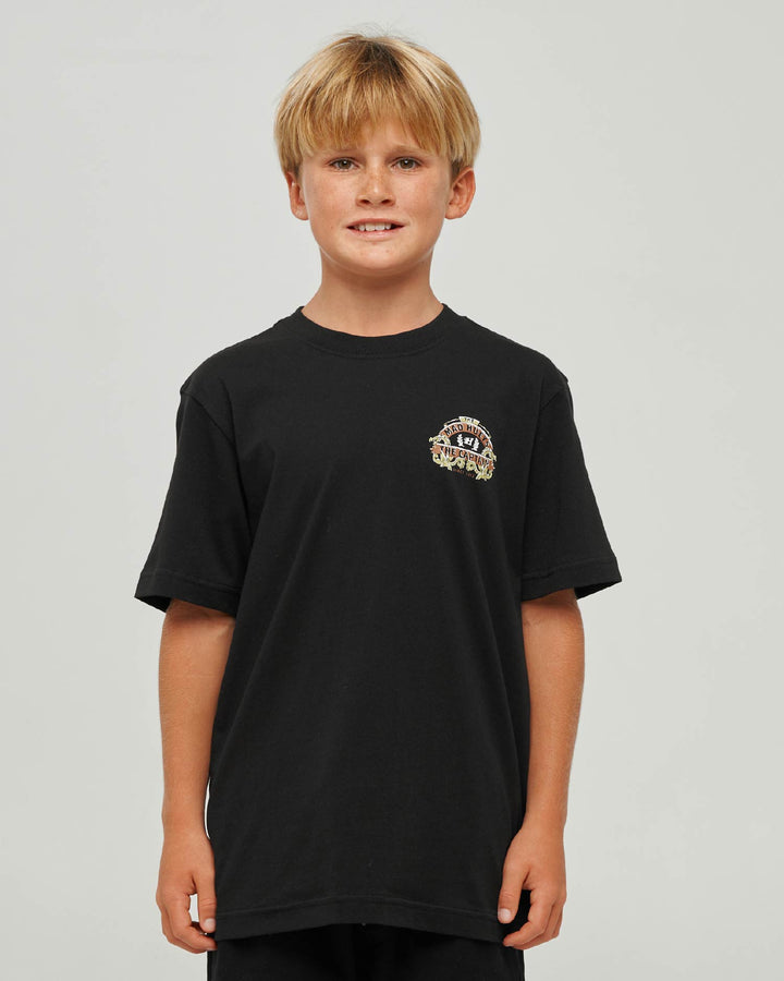 DRAGON CAPTAIN | YOUTH SS TEE - BLACK