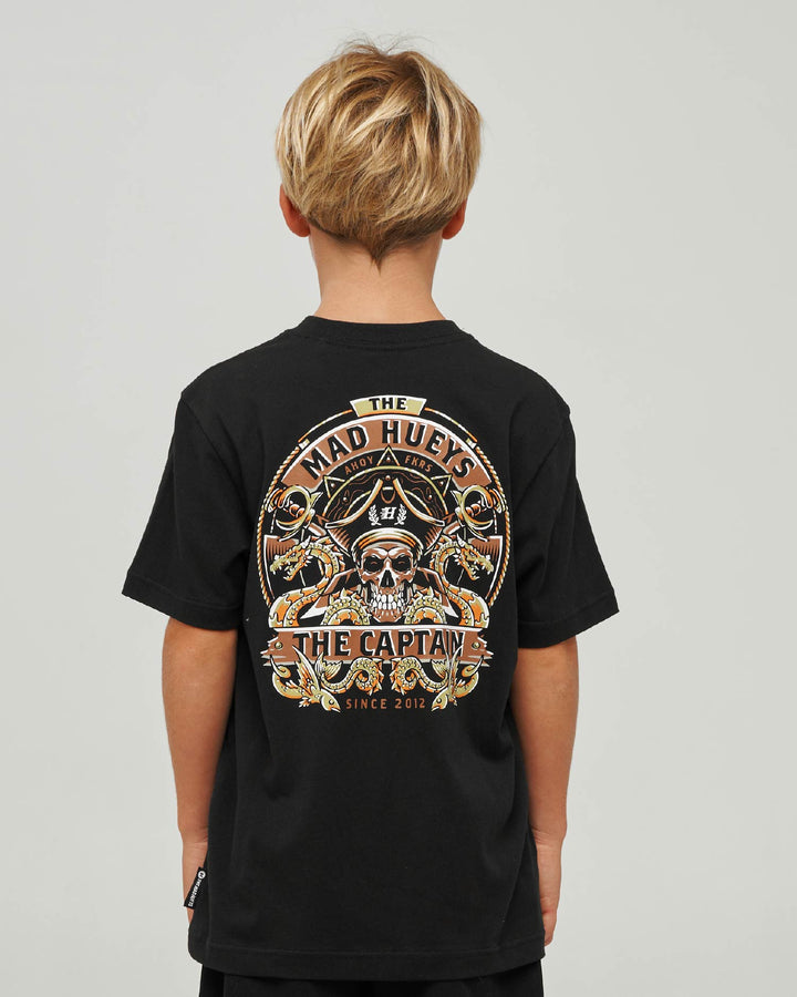 DRAGON CAPTAIN | YOUTH SS TEE - BLACK