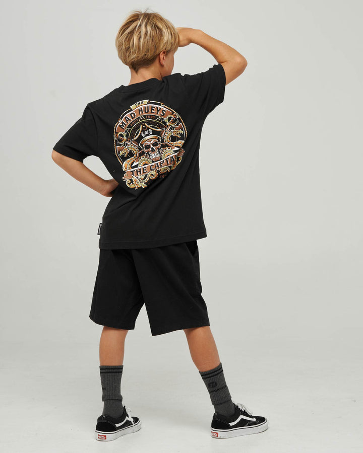 DRAGON CAPTAIN | YOUTH SS TEE - BLACK