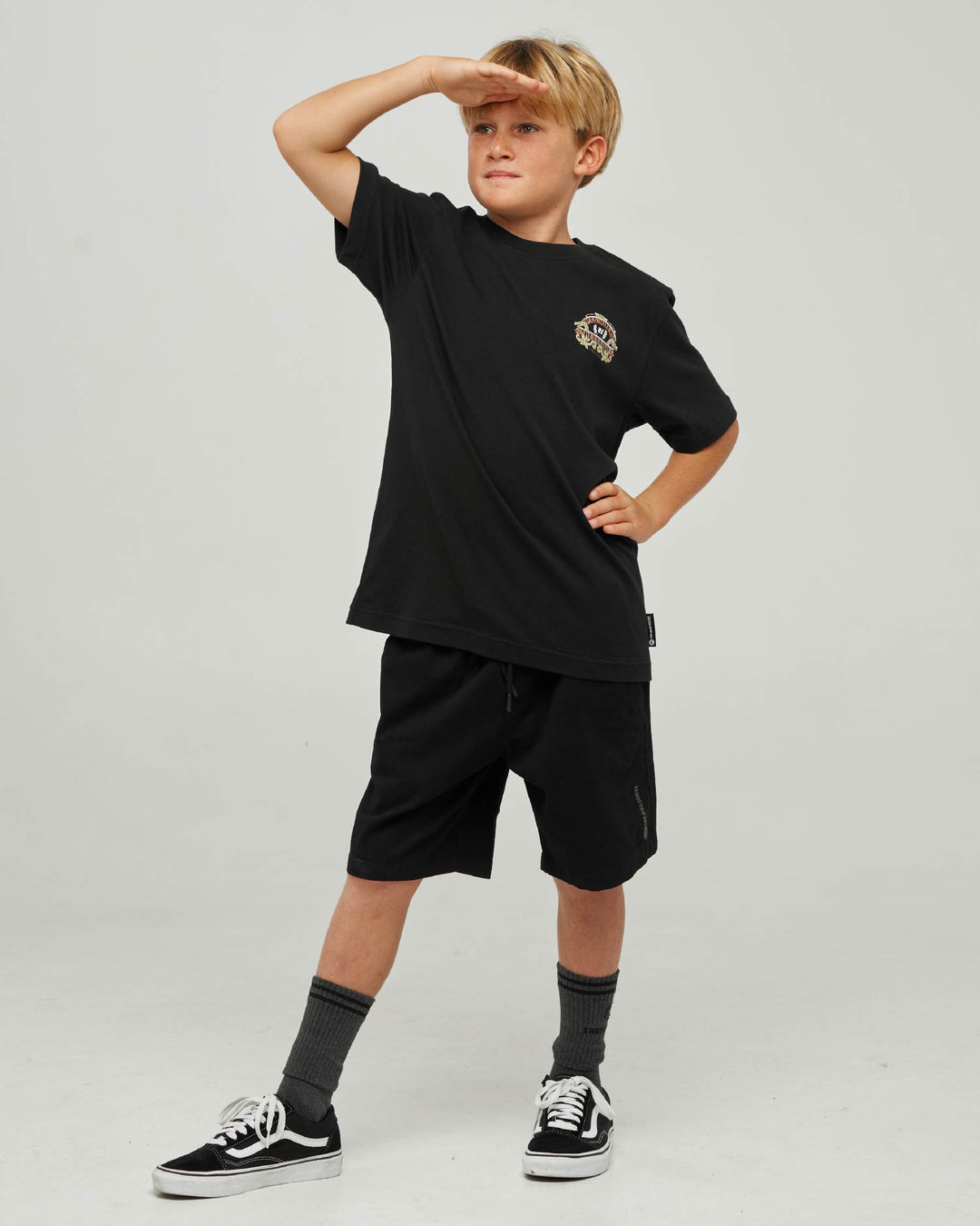 DRAGON CAPTAIN | YOUTH SS TEE - BLACK