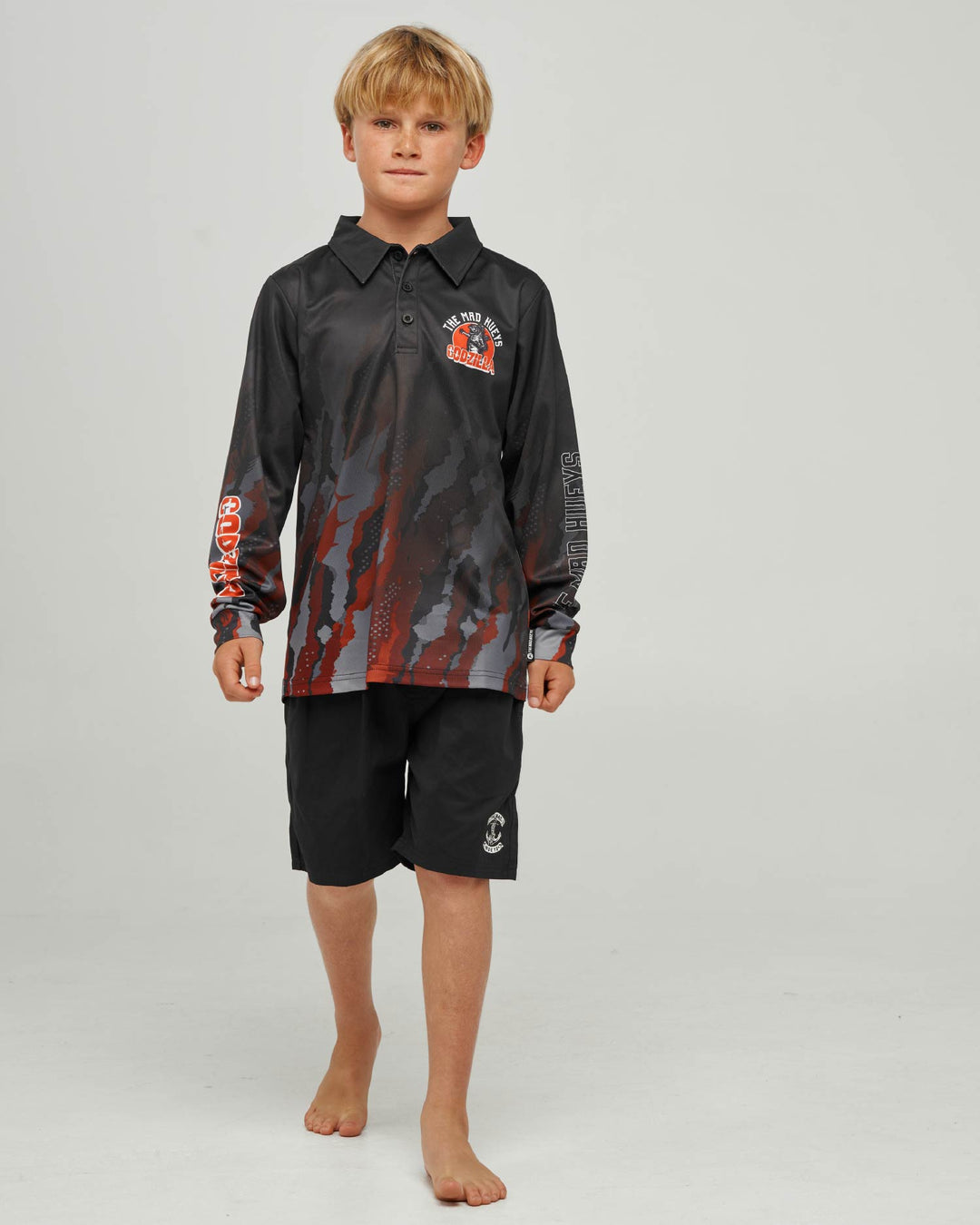 CODZILLA FOREVER | YOUTH UPF 50+ FISHING JERSEY - RED