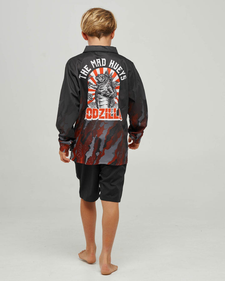 CODZILLA FOREVER | YOUTH UPF 50+ FISHING JERSEY - RED