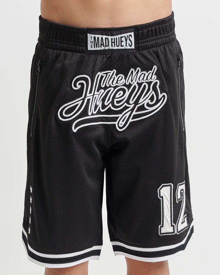 HUEYS | YOUTH BASKETBALL SHORT - BLACK