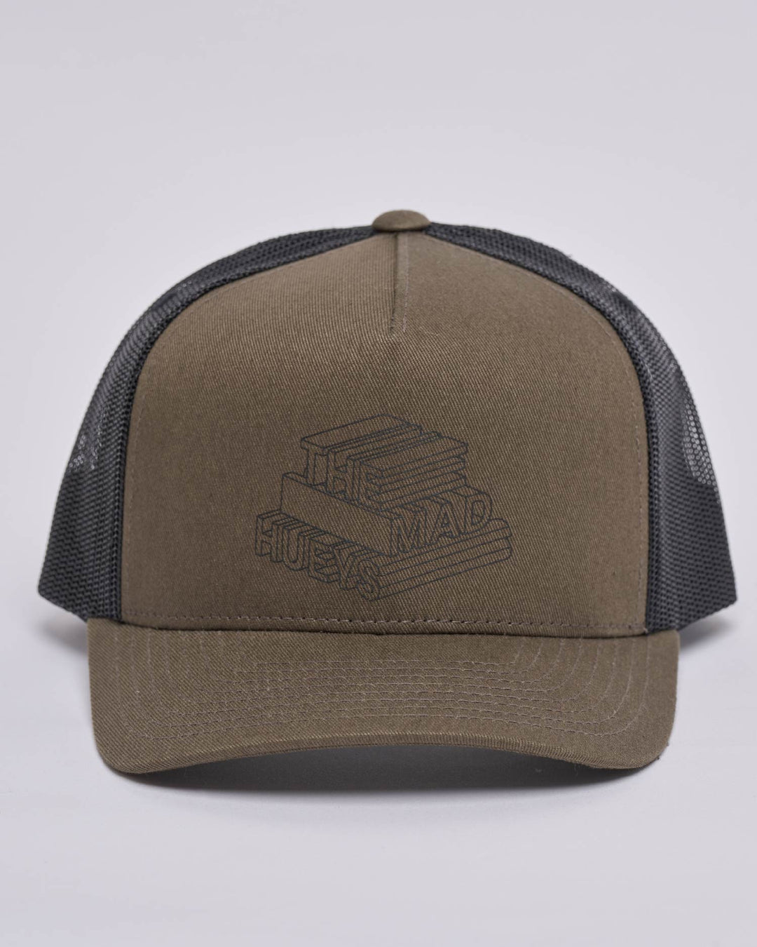 HUEYS LETTER | YOUTH TWILL TRUCKER - OLIVE