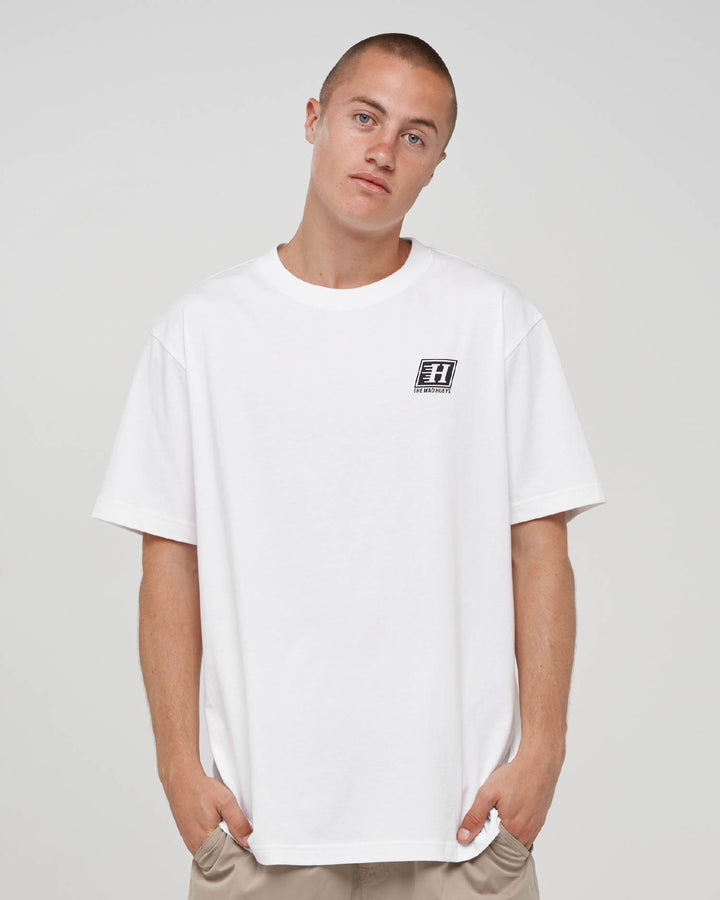 PARALLEL HUEYS | SS TEE - WHITE