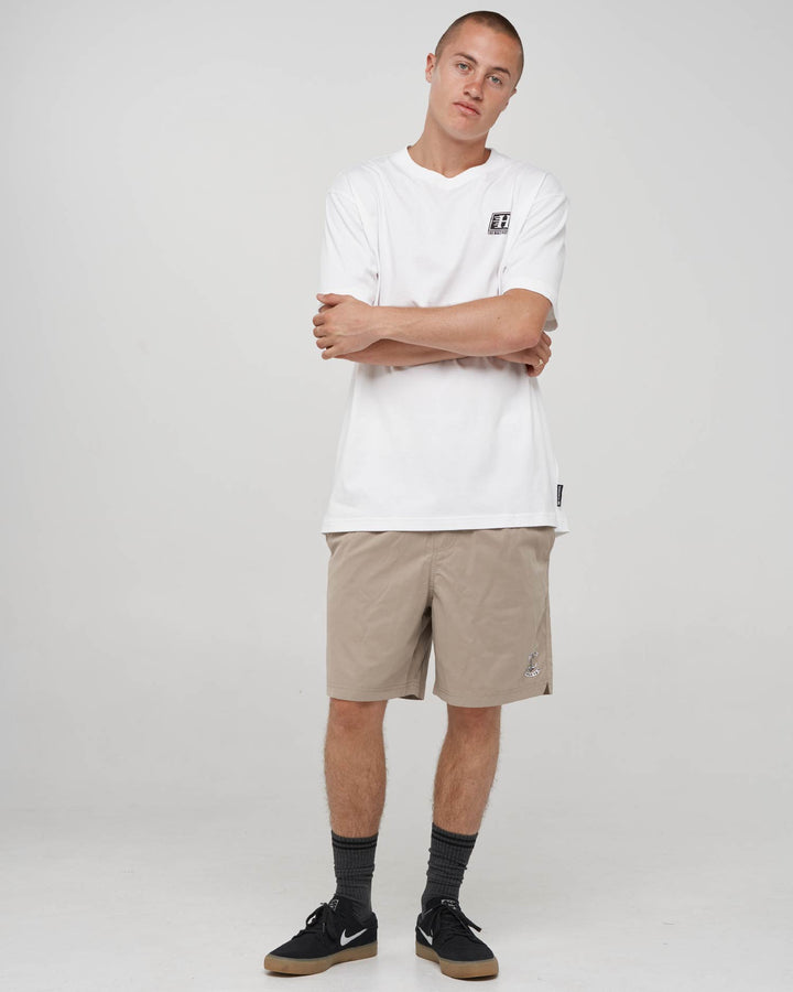 PARALLEL HUEYS | SS TEE - WHITE
