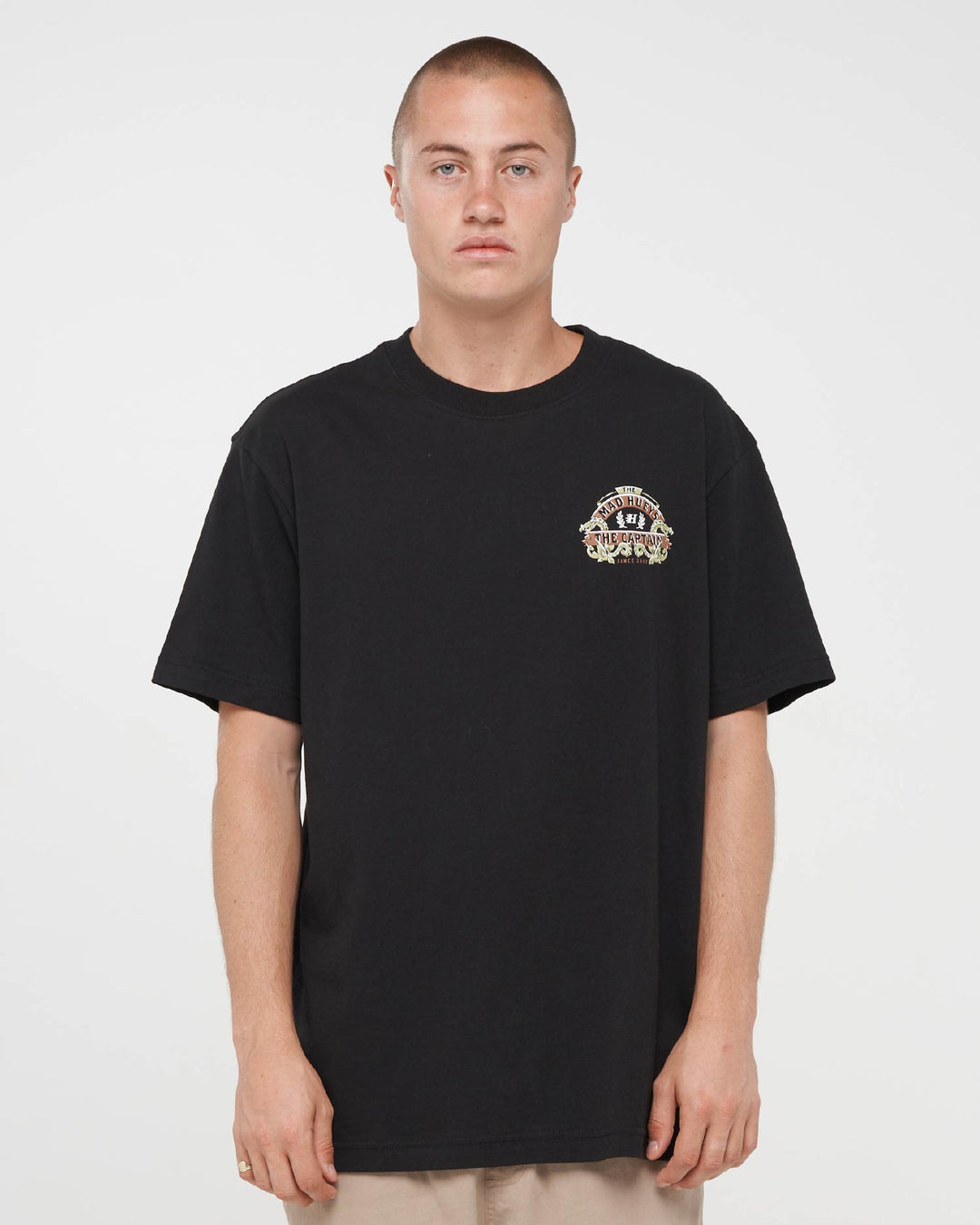 DRAGON CAPTAIN | SS TEE - BLACK