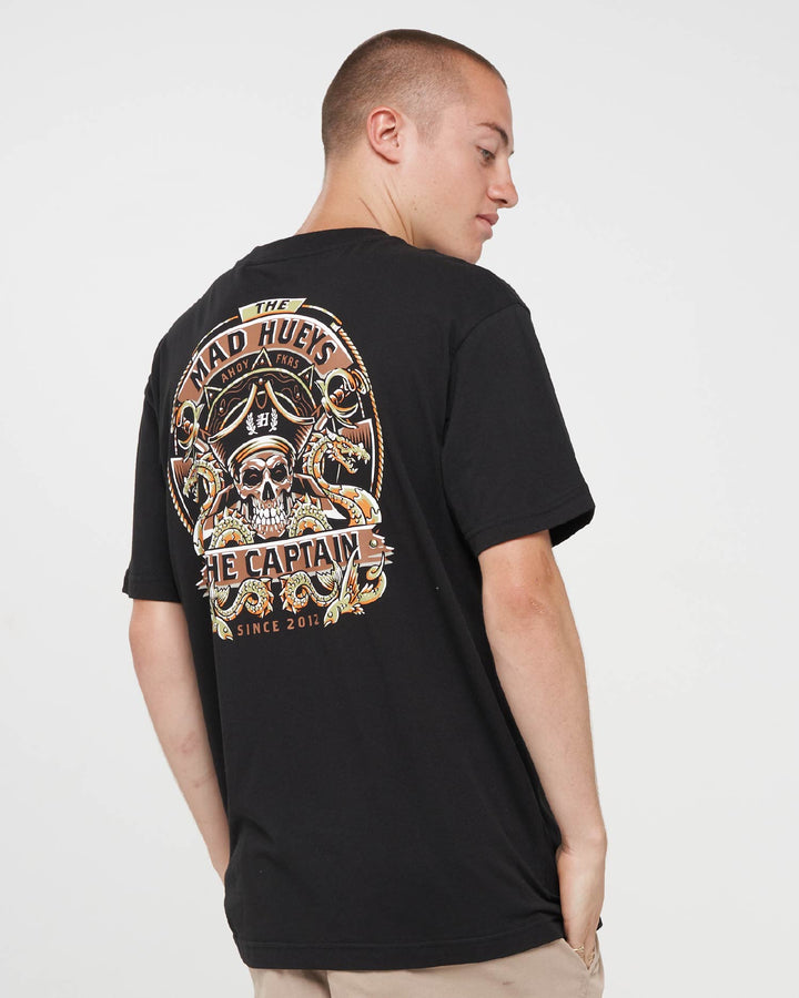 DRAGON CAPTAIN | SS TEE - BLACK
