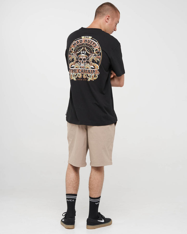 DRAGON CAPTAIN | SS TEE - BLACK